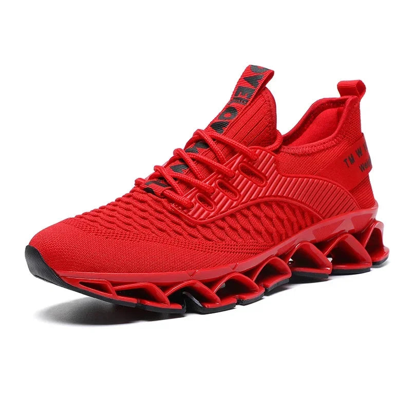 Men's Soft Sole Comfort Height Increasing Mesh Sneakers