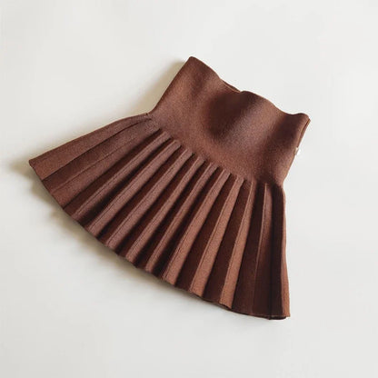 Toddler Girls' Knit Pleated Skirts