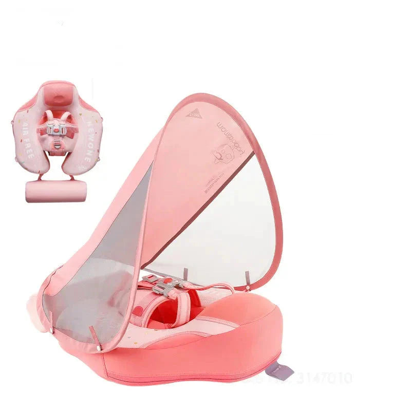 Durable and Safe Non-Inflatable Leather Baby Float