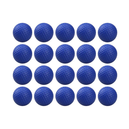 20 Pcs Color Sponge Indoor Practice PU Foam Golf Balls
