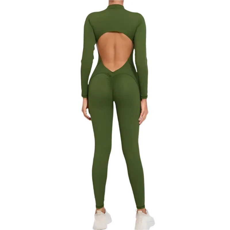 Long Sleeve Bodycon Fitness Outfit