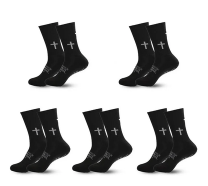Anti-Slip Athletic Performance Socks for Soccer, Basketball & Tennis