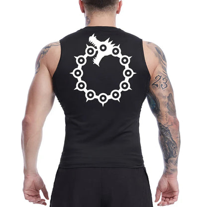 Men's Anime Inspired Compression Tank