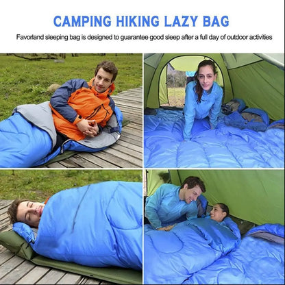 Warm Envelope Camping Sleeping Single Hiking Bag