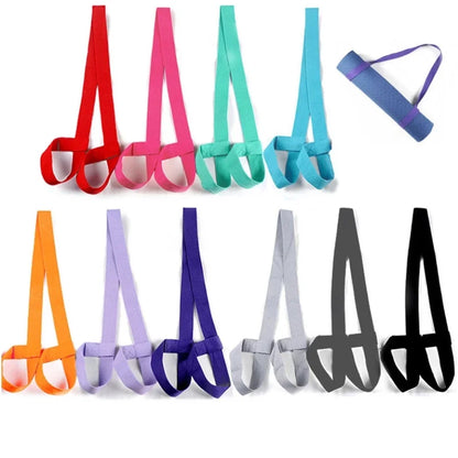 Ergonomic Yoga Mat Carrier with Adjustable Shoulder Strap