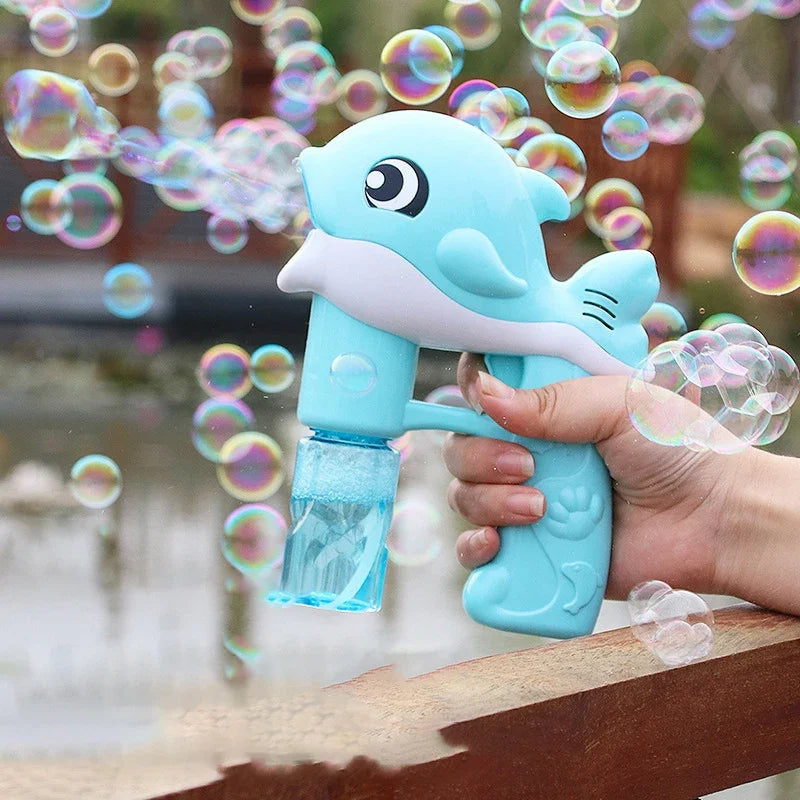 Colorful Bubble Magic  Electric Soap Dispenser for Outdoor Play