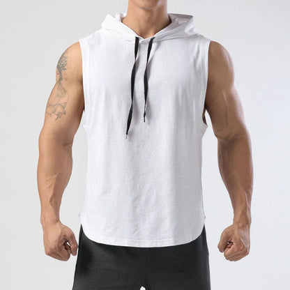 Sleevless Tees for Men Solid Colors
