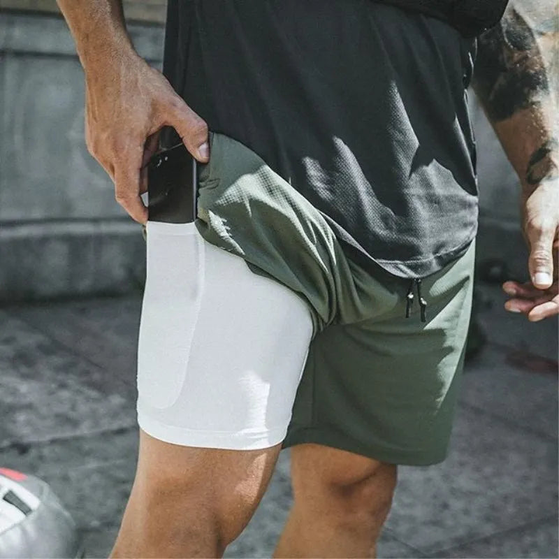 Men's Quick-Dry Running & Gym Shorts Workout Gear