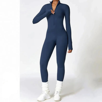Winter Workout Wear  Cozy Jumpsuit