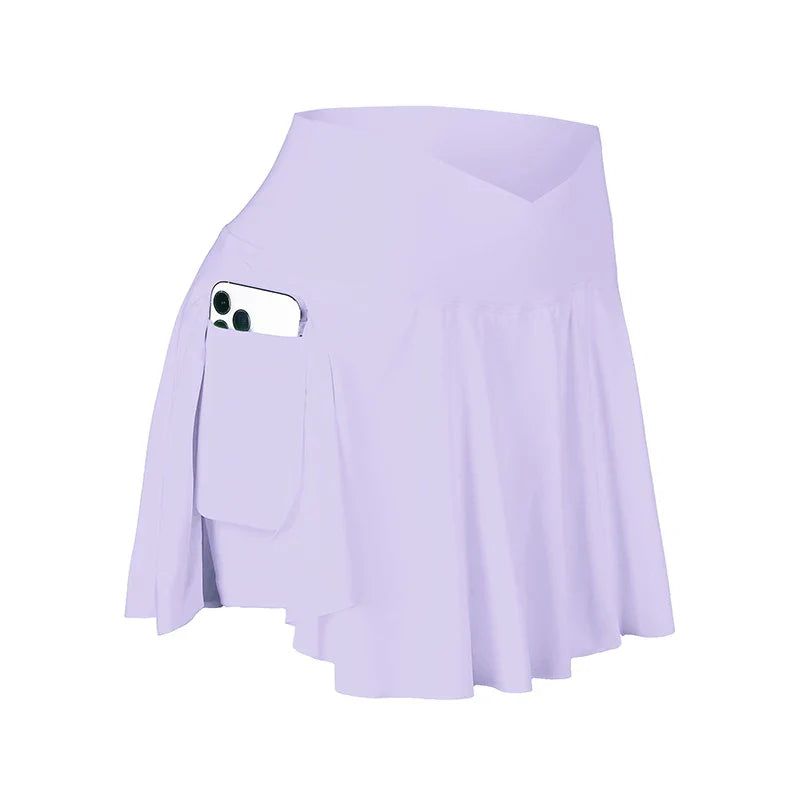 Women's 2 in 1 Tennis Skort with Pockets