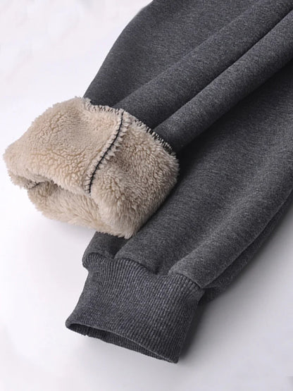 Cozy Up in Style Winter Fleece Joggers