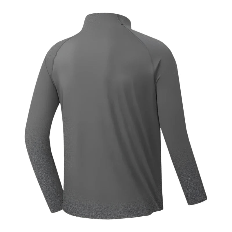 Long Sleeve Performance Polo Shirt for Men  Breathable  Comfortable