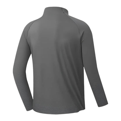 Long Sleeve Performance Polo Shirt for Men  Breathable  Comfortable