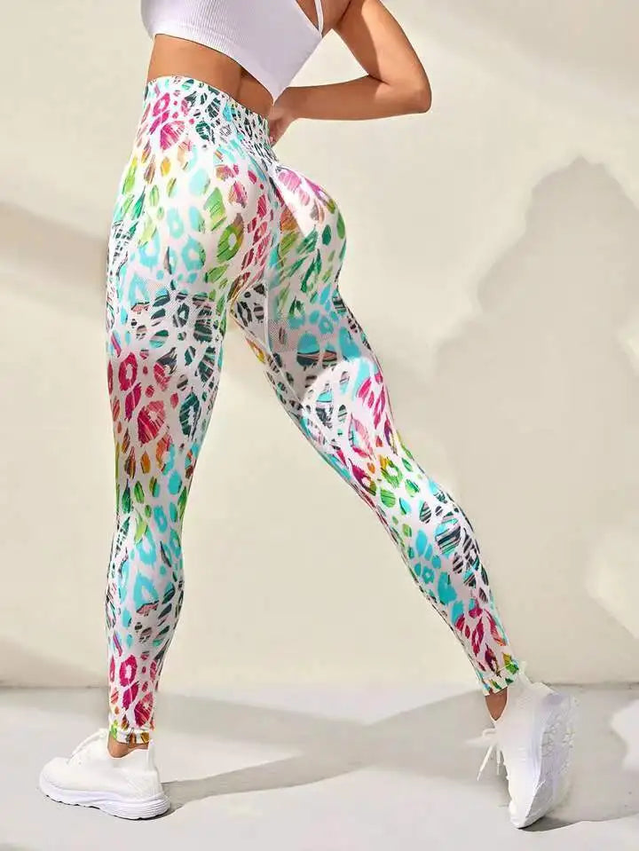 High-Waisted Seamless Workout Leggings & Yoga Tights