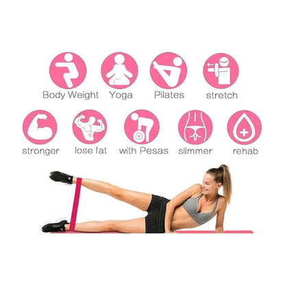 Natural Latex Resistance Bands Yoga & Home Fitness Loops
