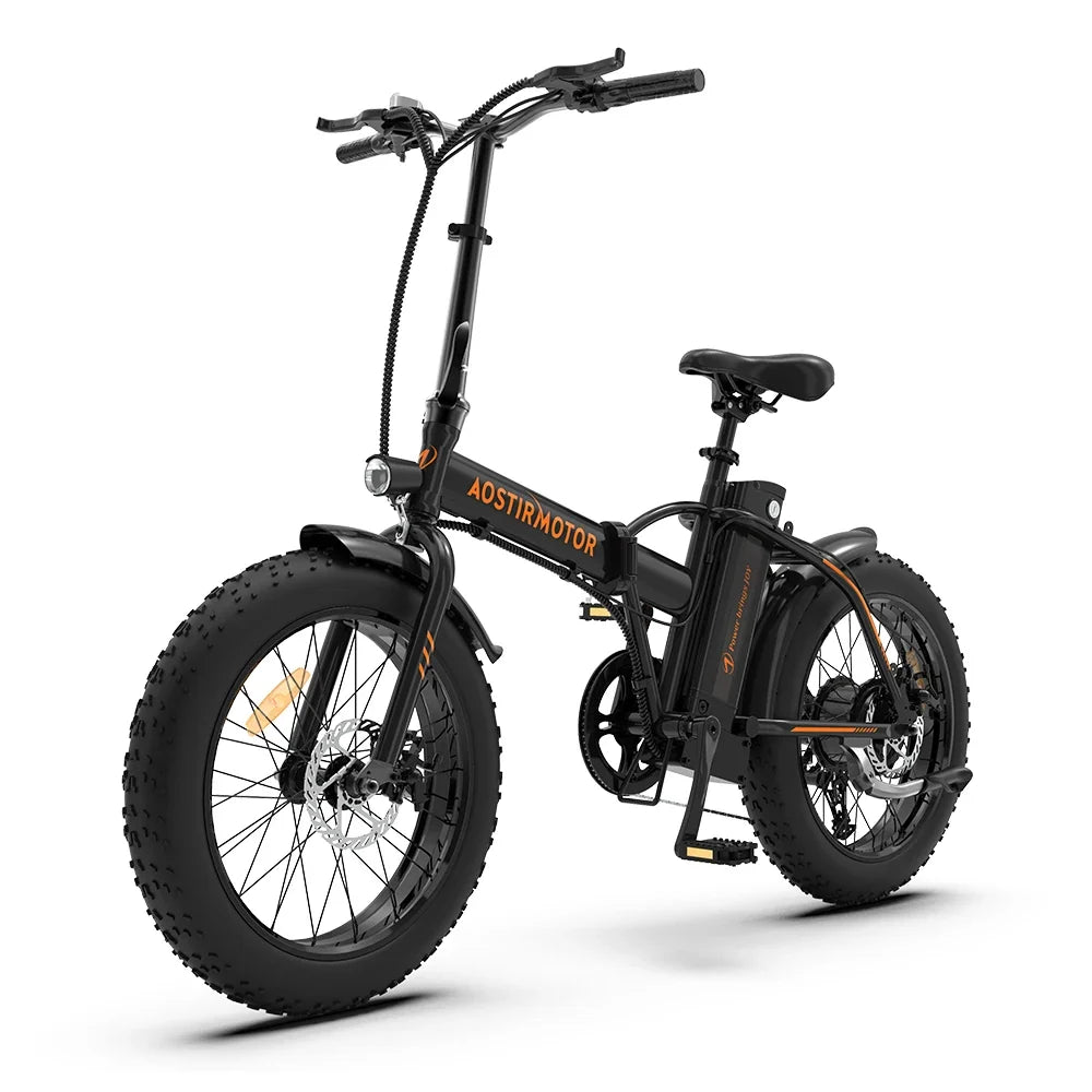 Portable Electric Bike 20" Fat Tires 500W Motor