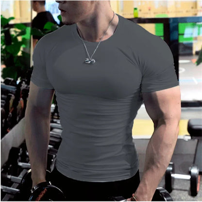 Men’s Compression Gym Quick-Dry Fitness Tee