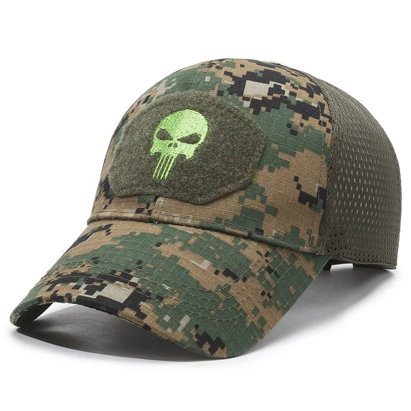 Breathable Tactical Sun Outdoor Half-Net Baseball Cap