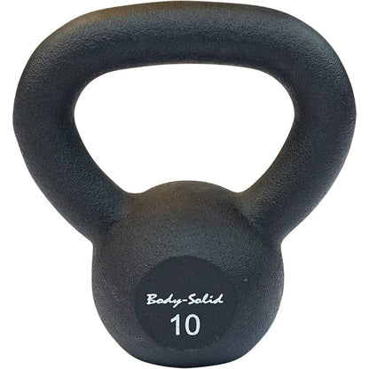 Matte Black Kettlebell for Weightlifting & Cross Training