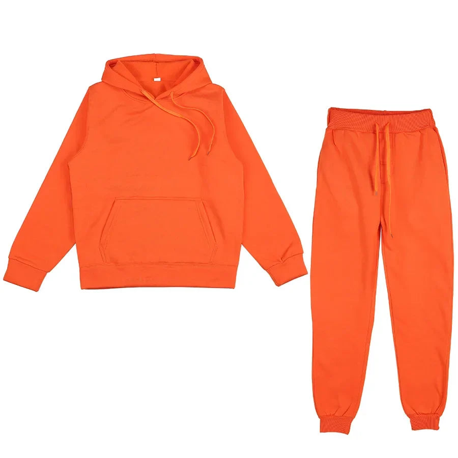 Women's 2-Piece Fleece Sweat suit Sets  Perfect for Jogging
