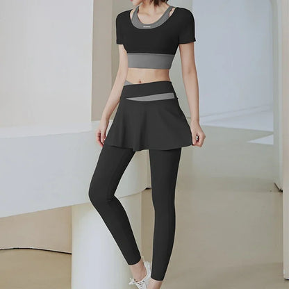 Aiithuug Tennis Skorts Versatile Workout Leggings