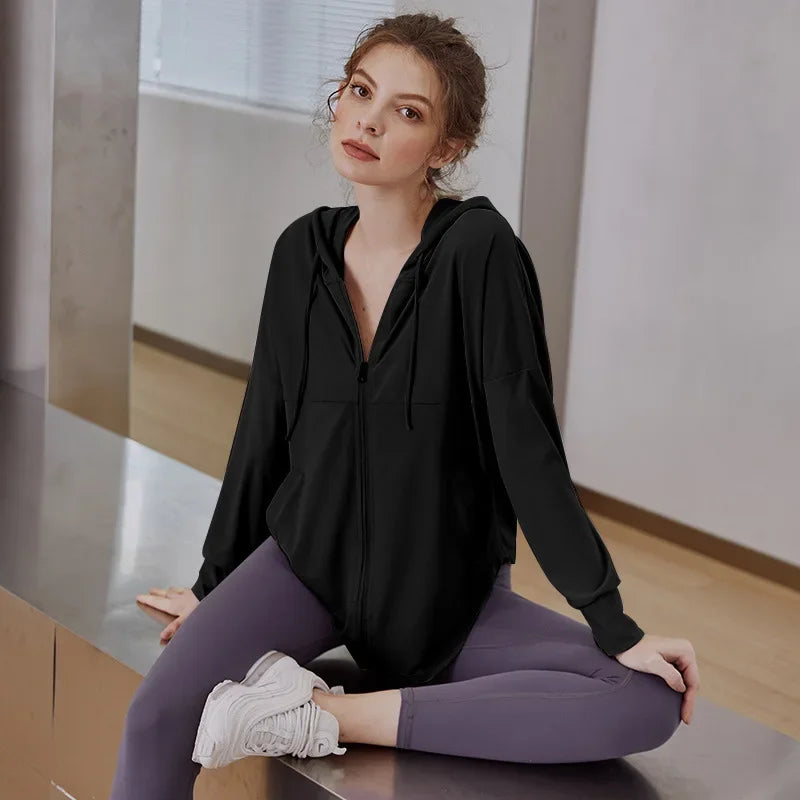 Women’s Quick-Dry Sun Protection Fitness Jacket