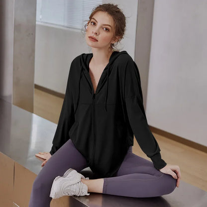 Women’s Quick-Dry Sun Protection Fitness Jacket