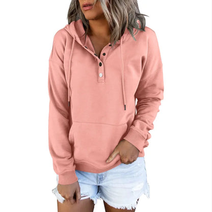 Cozy and Casual  Women's Hooded Sweatshirt