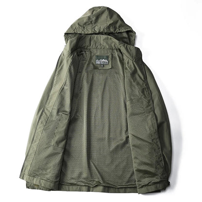 Versatile Outdoor Jacket  Military Style Windbreaker