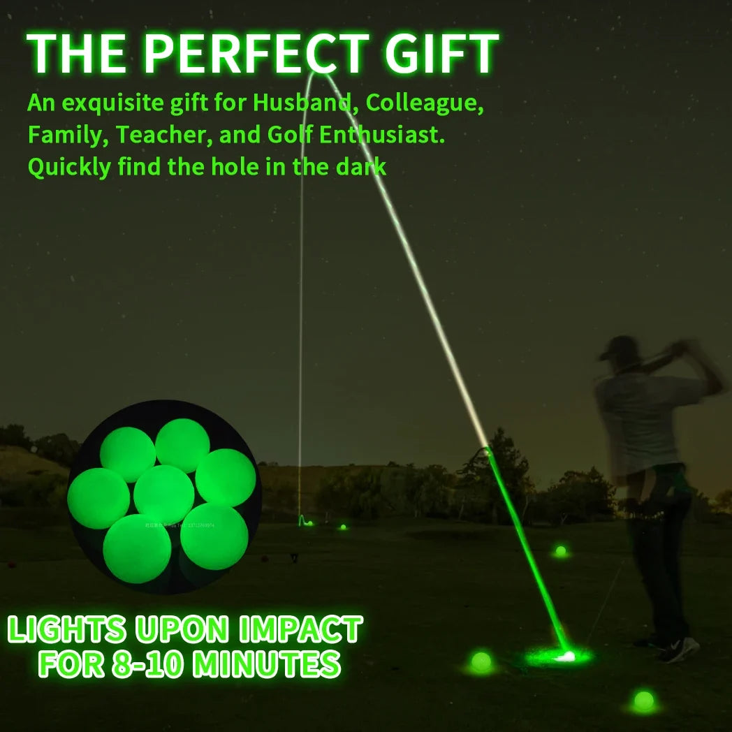 Caiton Glow Golf Balls: Long-Lasting Luminous for Night