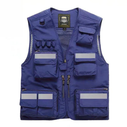 Men's Multi Pocket Photography Vest