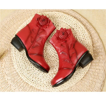 Timeless Style Handmade Leather Ankle Boots