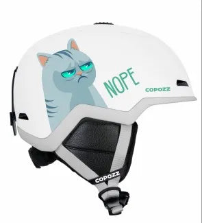 Confidence on the Slopes Half Covered Ski Helmet