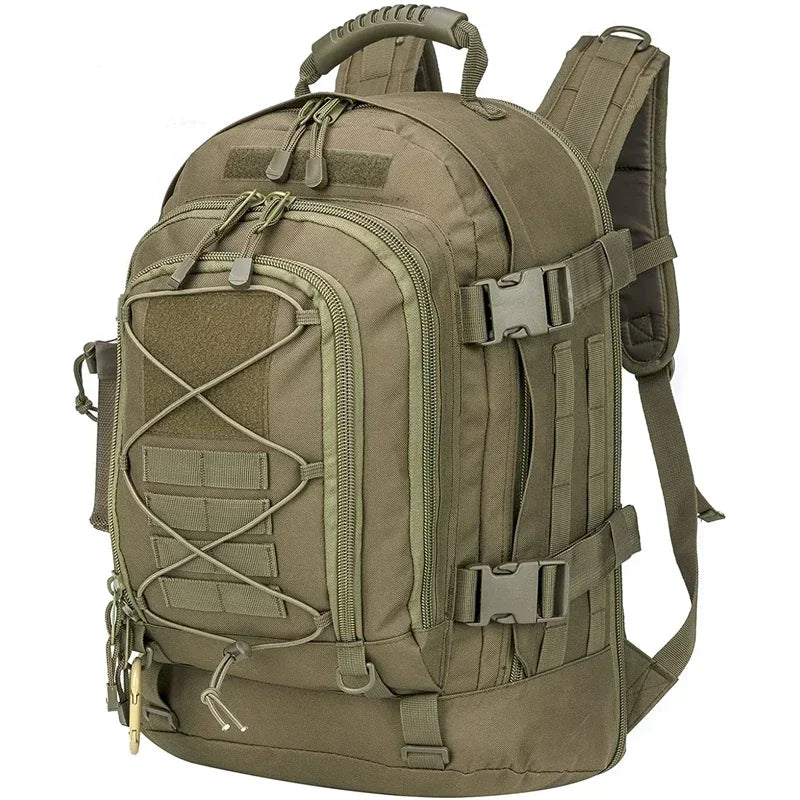 Tactical Military Backpack: Durable Hiking & Outdoor Travel Rucksack