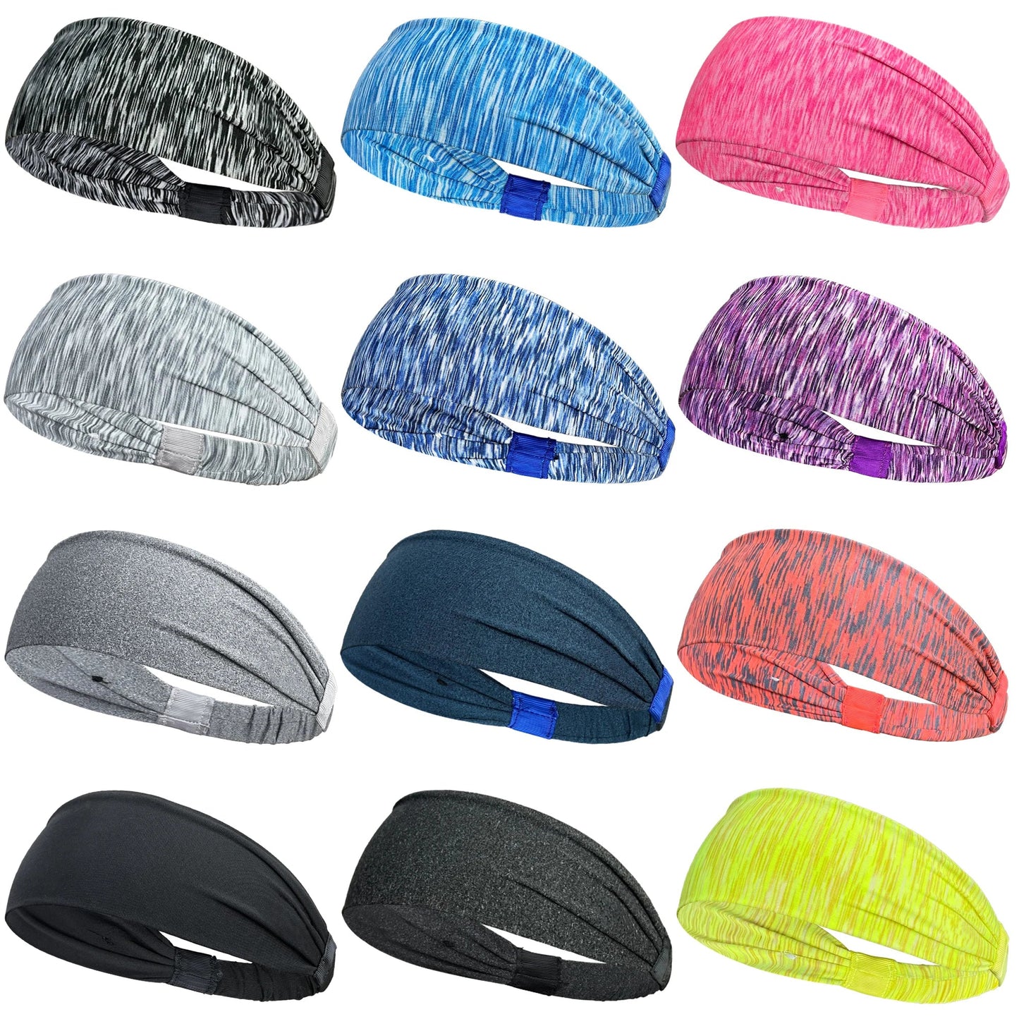 Elastic Sports Headbands for Men and Women