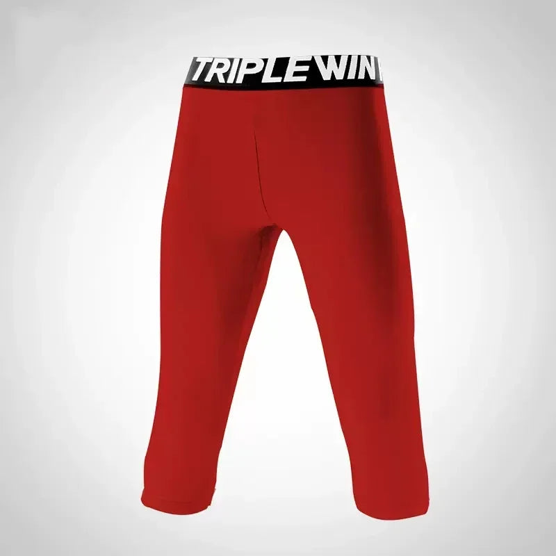 Kids Boy Girl Capri Running Tights Pants