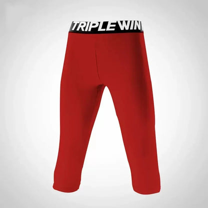 Kids Boy Girl Capri Running Tights Pants