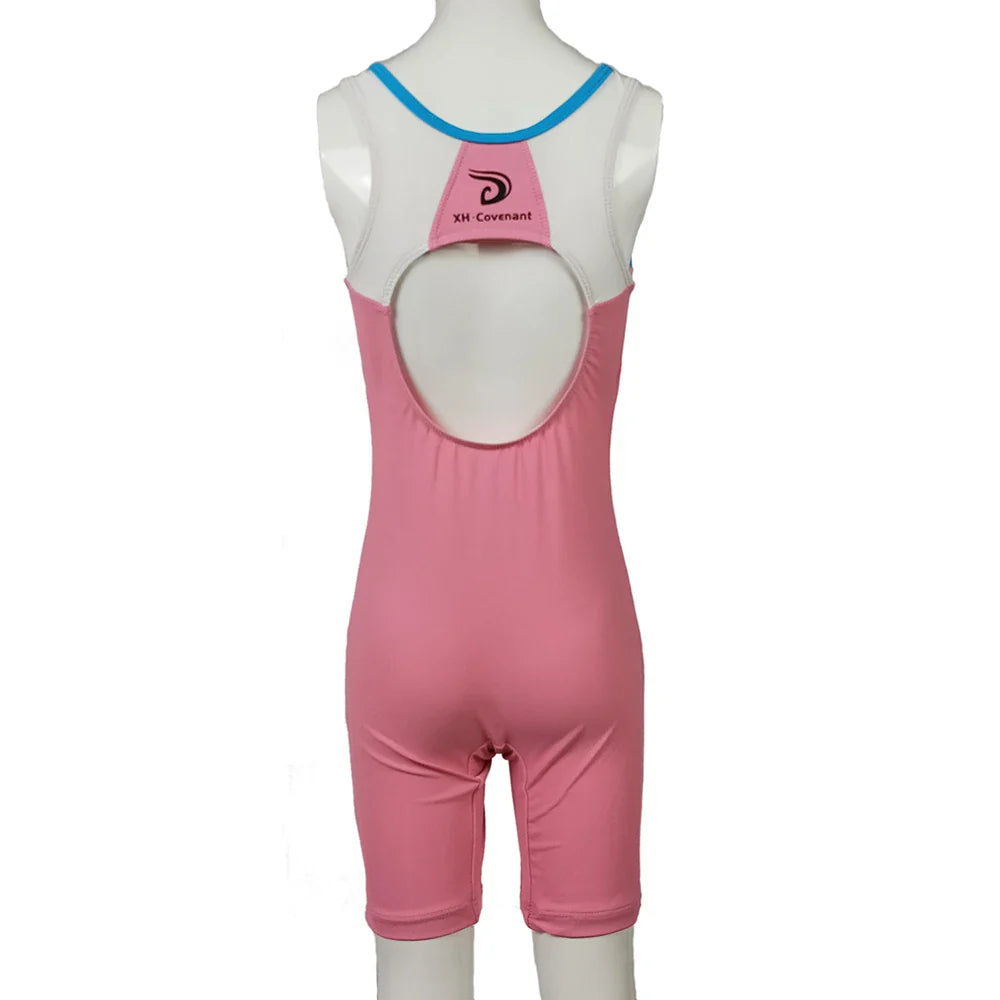 Children s One Piece Swimsuit with Front Zip