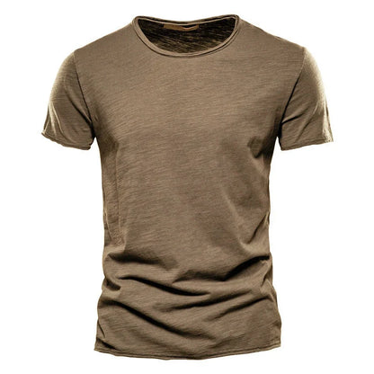 Men's Soft Cotton Casual Slim Fit Summer T-Shirt