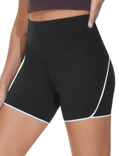 Women's High-Waisted Running & Yoga Dolphin Shorts