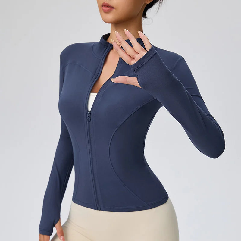 Women’s Fall Pilates Jacket Quick-Dry Gym & Running Gear