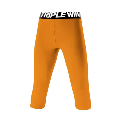 Kids Boy Girl Capri Running Tights Pants
