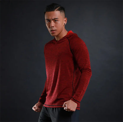 Men's Performance Hoodie for Gym & Running