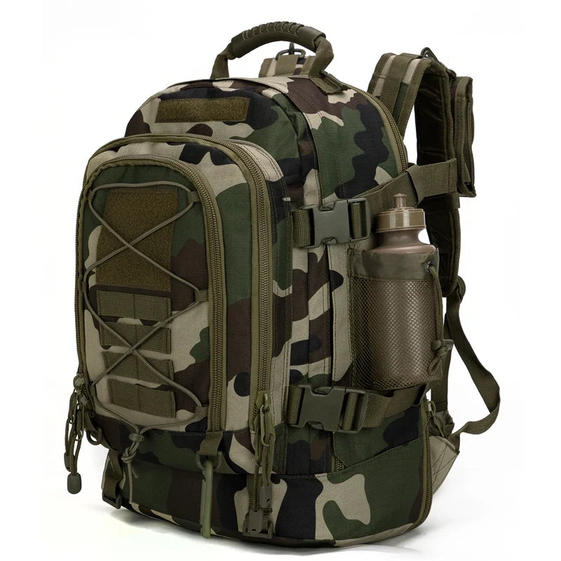 Tactical Military Backpack: Durable Hiking & Outdoor Travel Rucksack
