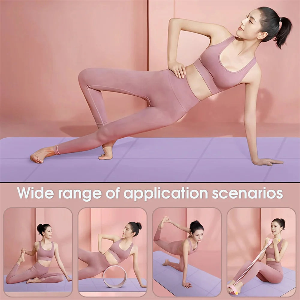 4mm Foldable Yoga Mat Ideal for Yoga Pilates and Floor Workouts