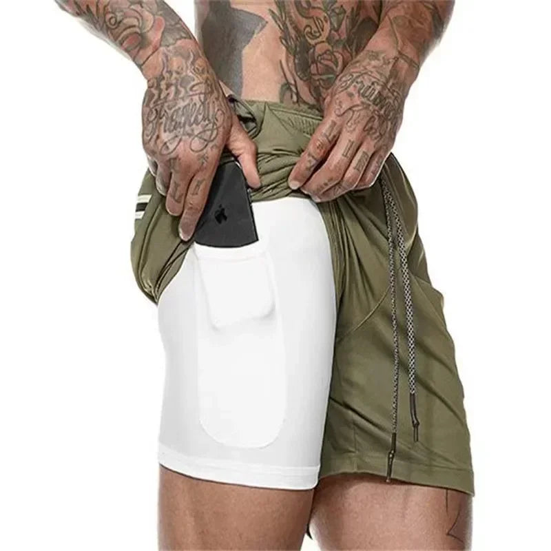 Men's Quick-Dry Running & Gym Shorts Workout Gear