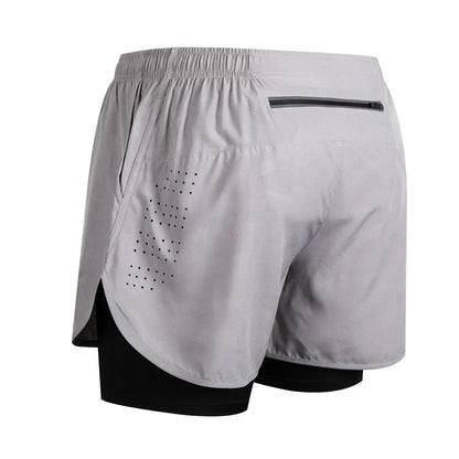 Reflective Men's 2-in-1 Running & Training Shorts