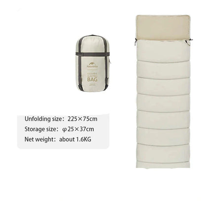 2-in-1 Cotton Sleeping Bag Versatile for All Seasons