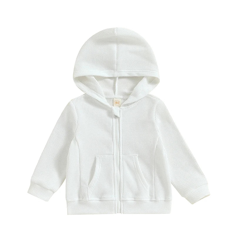 Hoodie Long Sleeve Hooded Zip Up Sweatshirt Jacket for Boys & Girls