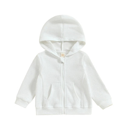Hoodie Long Sleeve Hooded Zip Up Sweatshirt Jacket for Boys & Girls